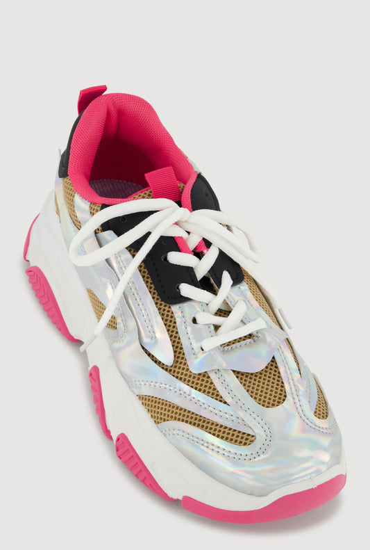 Lace Up Chunky Sneakers