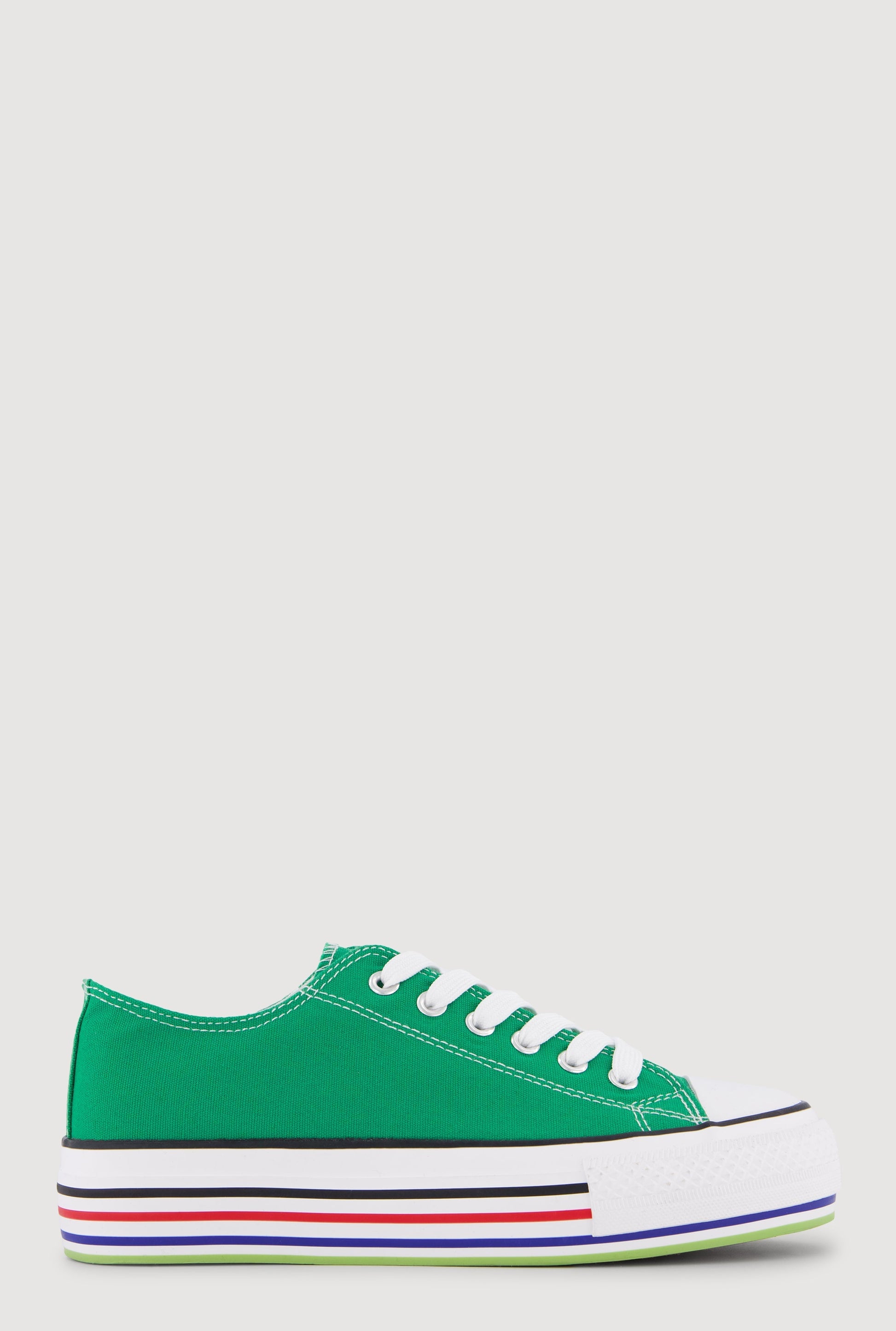 Low Top Lace Up Cap Toe Sneakers