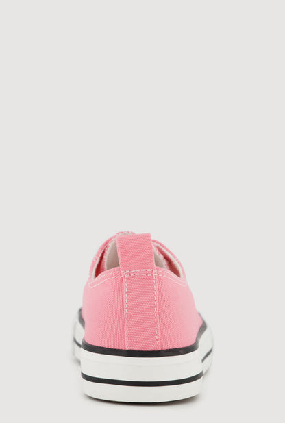 Cap Toe Low Top Lace Up Sneakers