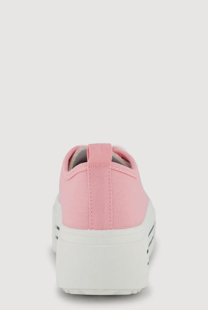 Lace Up Low Top Platform Sneakers