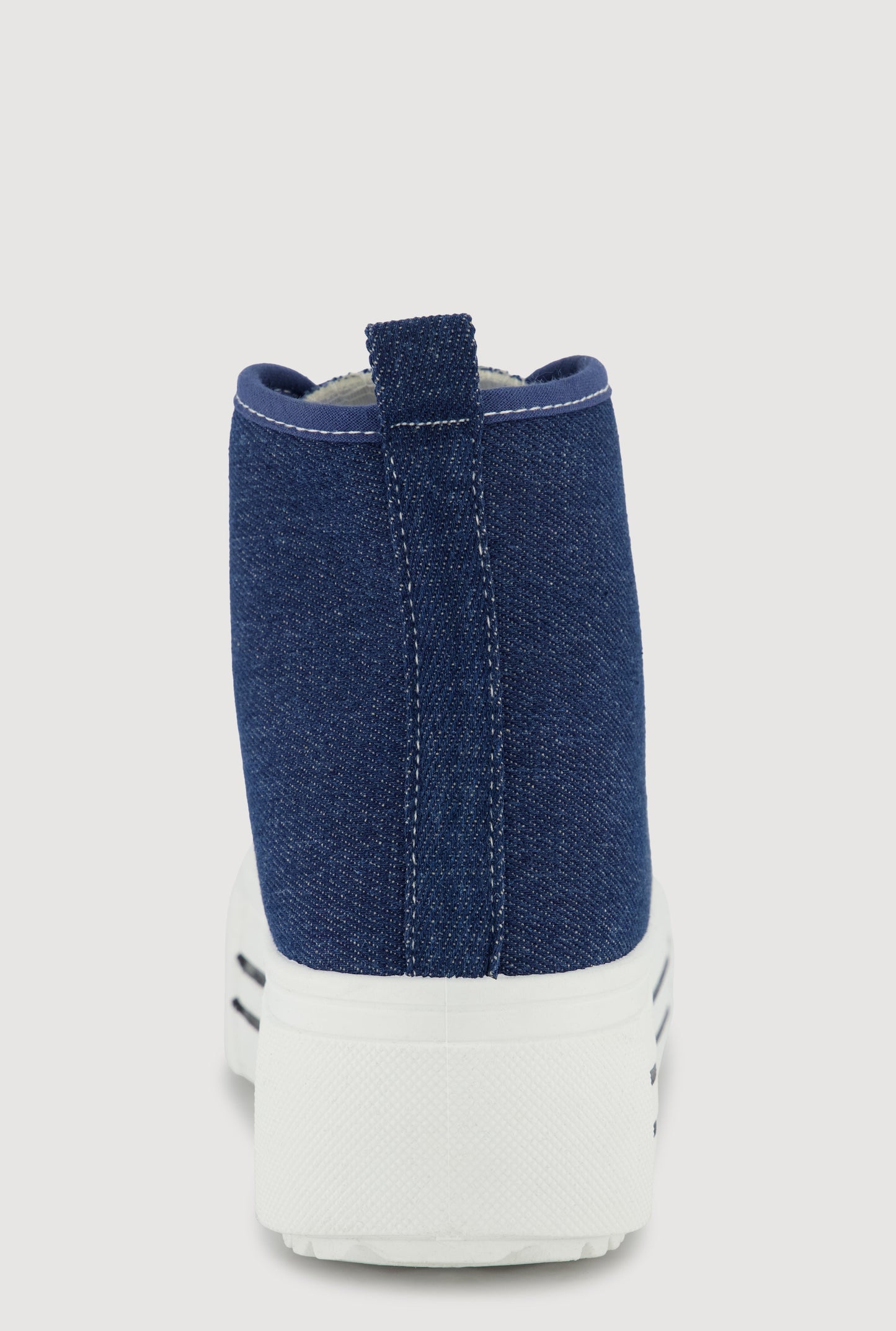 Tulle Lace Up Charm Platform High Top Sneakers