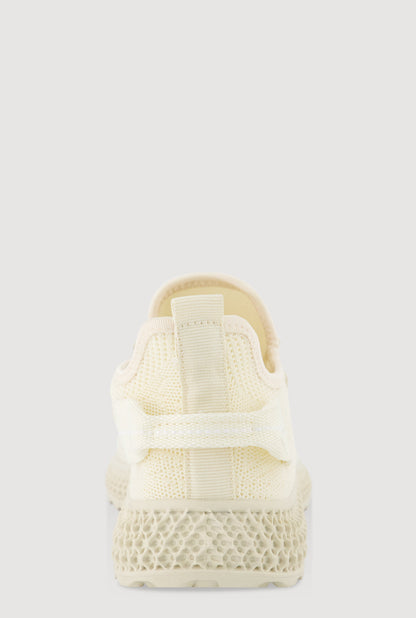 Textured Knit Lace Up Slip On Round Toe Sneakers